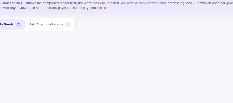 Switch to Beta Reader. Check invitations and the available reading opportunities.